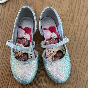 Disney Glittery Blue Princess Shoes